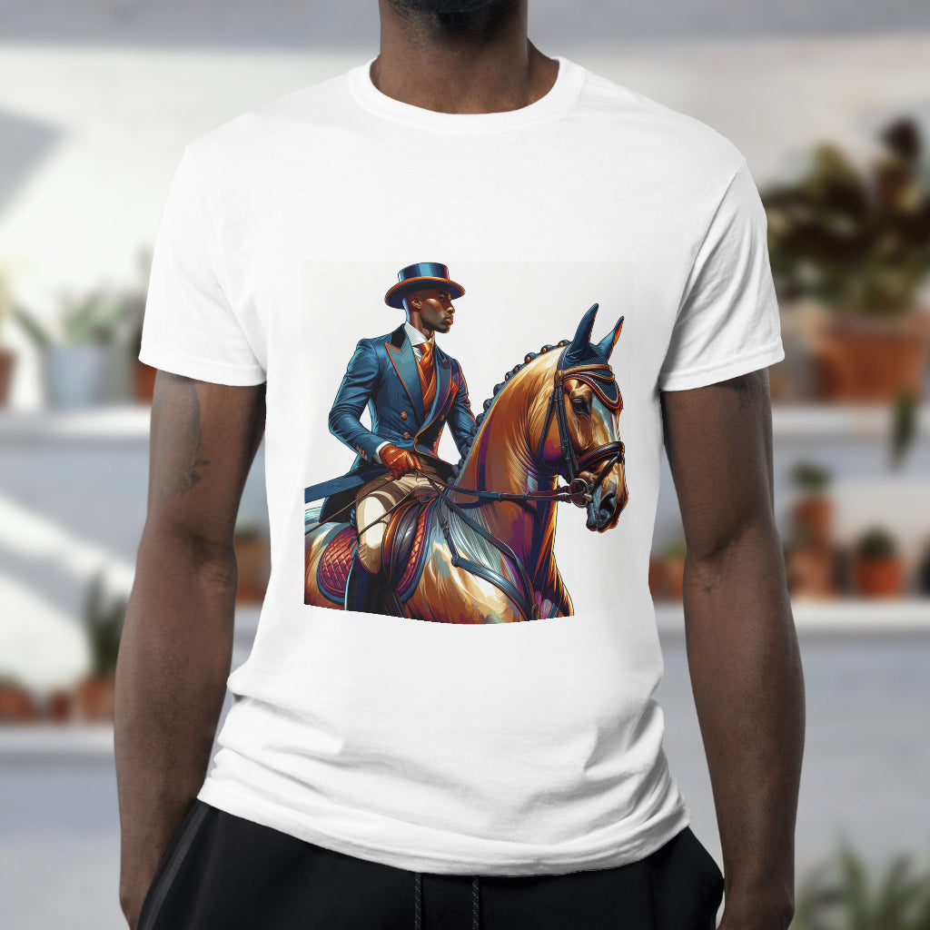 Black male rider printable image | DIGITAL DOWNLOAD | Equestrian wall art | African American male equestrian art print