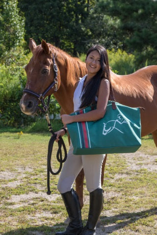 Horse Lover Weekender Tote Bag - Georgia Horseback