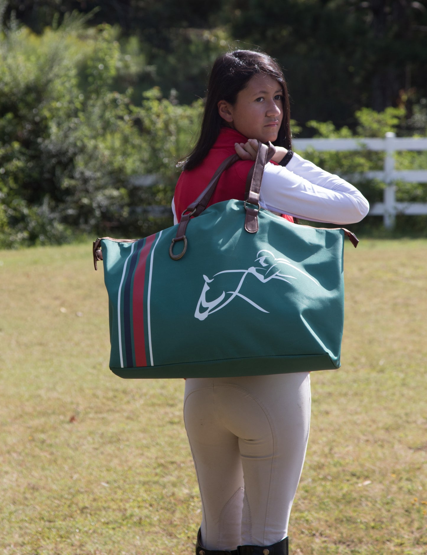 Horse Lover Weekender Tote Bag - Georgia Horseback